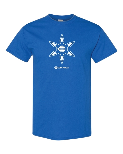 Picture of Code Ninjas Adult T-Shirt (Royal Blue/White)